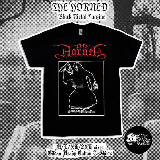 The Horned Black Metal Fanzine T-Shirt (Black)